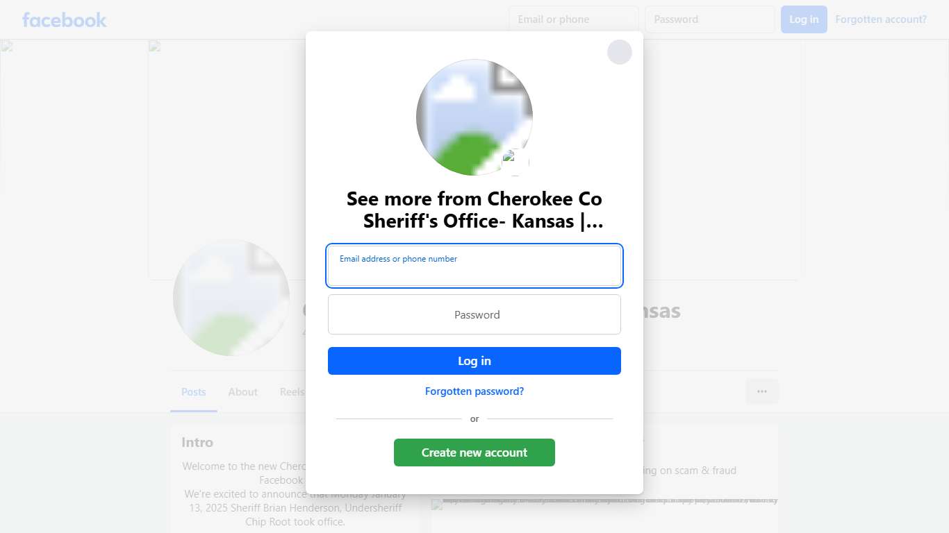 Cherokee Co Sheriff's Office- Kansas Columbus KS Facebook