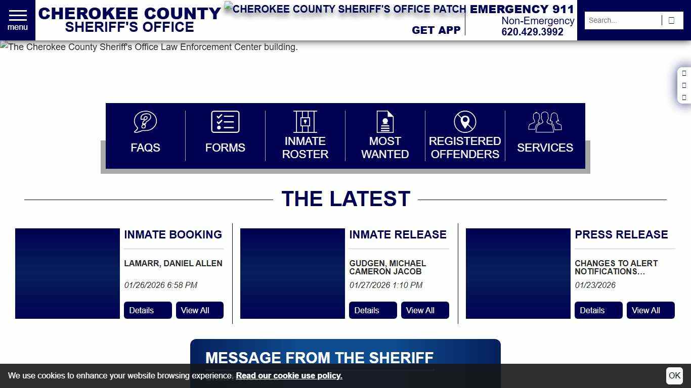 Cherokee County Sheriff Kansas